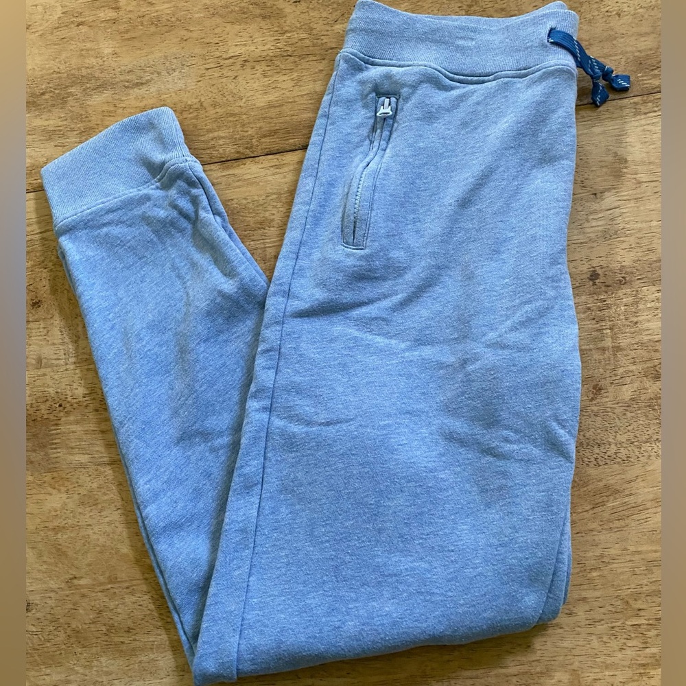 J Crew Crew Cuts Light Blue Cotton Terry Joggers Youth‎ Sz 16